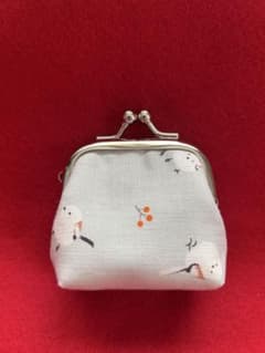 ハンドメイド シマエナガ がま口 - メルカリ
