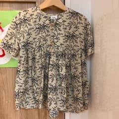小花柄 ワンピース チュニック　90 花柄　子供服　女の子のサムネイル