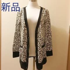 ★新品★ ヒョウ柄 豹柄 薄手 カーディガンのサムネイル