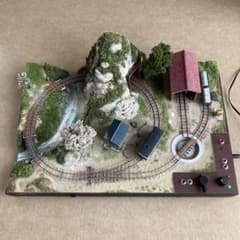 HOナローゲージ 1/87 9mm 鉄道模型小レイアウト コントローラー内蔵 HOナローゲージ 1/87 9mm 鉄道模型小レイアウト コントローラー内蔵