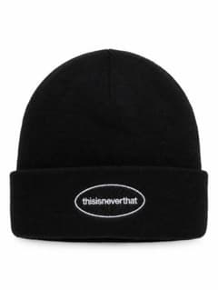 thisisneverthat ニット帽 ビーニー ブラックのサムネイル