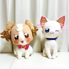 わんだふるぷりきゅあ！ めちゃもふぐっとぬいぐるみ 犬飼こむぎ&猫屋敷ユキ 2個