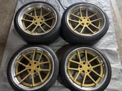 フェラーリ　F430 19/20インチAW COR FORGED ゴールド フェラーリ F430 19/20インチAW COR FORGED ゴールド - メルカリ