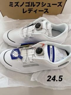 【新品】ミズノレディースゴルフシューズ⭐︎ ワイドスタイルWGボアのサムネイル