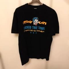 ストレイキャッツ バンドTシャツ ブラック L ブライアンセッツァー