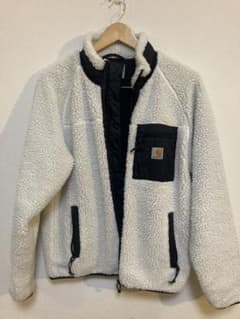 【最終値下げ】carhartt カーハート　ボアジャケット　ホワイトのサムネイル