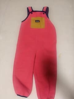 patagonia キッズ フリースオーバーオール 3T - メルカリ