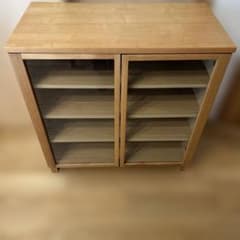 MUJI 無印良品 木製キャビネット 脚付 廃盤品 - メルカリ
