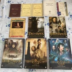 ロード・オブ・ザ・リング DVD CD グッズ12点セット ロード・オブ・ザ・リング コレクターズ・エディション トリロジーBOX