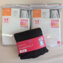 UNIQLO ヒートテック 2枚 AEON SmoothFACT 1枚のサムネイル