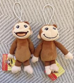 みんなといっしょ おさるのジョージ　セット　ラウンドワンキーホルダー