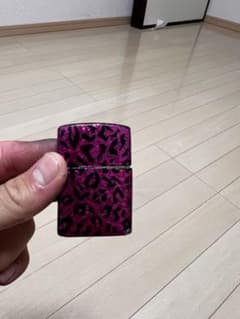 ヒョウ柄オイルライター ピンクのサムネイル