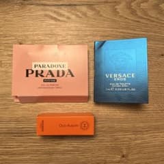 香水サンプル　HERMES PRADA VERSACEのサムネイル