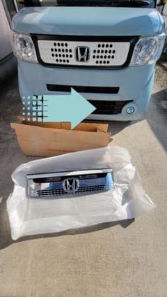 N-BOX スラッシュ 純正 グリル - メルカリ
