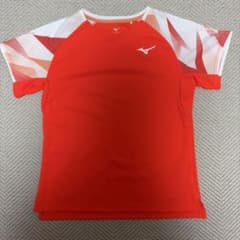MIZUNO テニスウェア Tシャツ オレンジ Lサイズのサムネイル