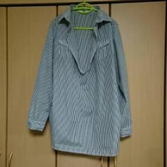 【 マータイ様専用】ストライプロングシャツのサムネイル