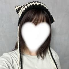 猫耳付きストライプ帽子　ニット帽のサムネイル