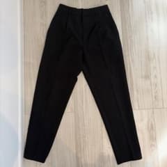 GUストレッチテーパードパンツ 黒　サイズS 344650のサムネイル