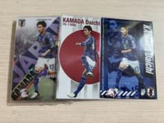 鎌田大地 サッカー日本代表 トレーディングカード 3枚セットのサムネイル