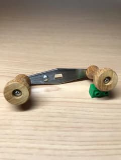 ウェブリー さま専用 ストレート69 ハンドルシャフト組み+ケヤキ ハンドルノブのサムネイル