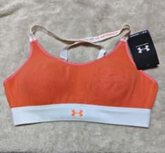 UNDER ARMOUR スポーツブラ オレンジ MDのサムネイル
