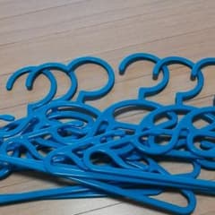 HINA.YU様専用　青★子供用ハンガー　110センチくらいまでのサムネイル