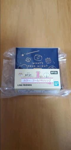 BT21 一番くじ I賞 ゴールドRJリングのサムネイル