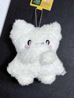 はなまるおばけ 蓄光 ぬいぐるみ マスコット キーホルダー ボールチェーン