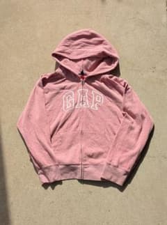 トップス old GAP zipperFoodie Pink y2k street big old GAP zipperFoodie Pink y2k street big - メルカリ