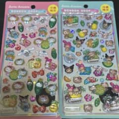 【正規品】沖縄限定 サンリオボンボンドロップシール 2枚セットのサムネイル