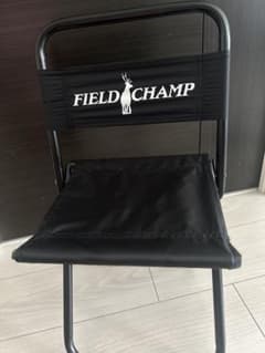 FIELD CHAMP アウトドアチェア 折りたたみ式 ブラック二脚のサムネイル