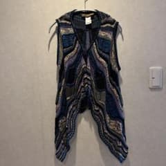 M &Kyokoカラフル編み込みベスト Fサイズのサムネイル