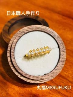 【フォロワーセール❣️】職人手作り日本国産シルバー3㍉ホワイト真珠リングのサムネイル