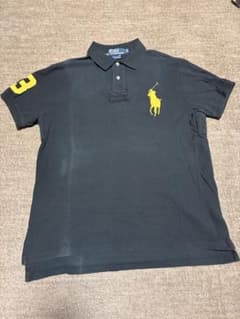 Polo by Ralph Lauren ビッグポニー ポロシャツ ブラック - メルカリ