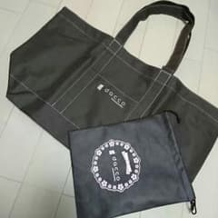 dacco 茶×ピンク 大容量 トートバッグのサムネイル