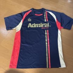 Admiral ストライプシャツ ネイビー/レッドのサムネイル
