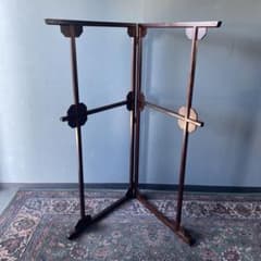 希少】松本民芸家具 衣桁 衣紋掛け ハンガー 着物掛け サクラ材 美品