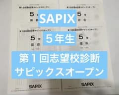 SAPIX 2024年 第1回志望校診断サピックスオープン - メルカリ