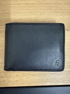 さ*し様 dunhill レザー ブラック 二つ折り財布のサムネイル