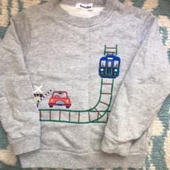 ファミリア　familiar 110 薄手トレーナー　電車のサムネイル