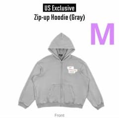 【アメリカ限定】BTS Zip-up Hoodie Gray Mサイズのサムネイル
