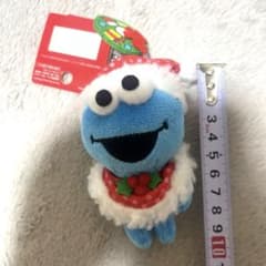 セサミストリート クッキーモンスター クリスマス マスコットのサムネイル