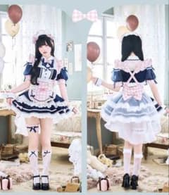 Malymoon♡ギンガムチェックキャンディメイド【きゅるして着用】のサムネイル