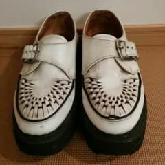 ジョージコックス 白 size7 26.0 ベルト ALASKAのサムネイル