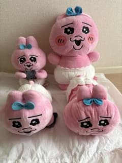 ［新品］お値引き可！おぱんちゅうさぎ　ぬいぐるみ4種セット