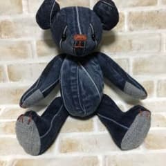 ハンドメイド、デニムリメイク、ぬいぐるみ、テディベア - メルカリ