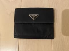 PRADA 二つ折り財布 ブラックのサムネイル