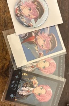 夕陽リリ 缶バッジ チェキ風カードセットのサムネイル
