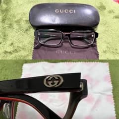 【GUCCI】メガネフレーム　ケース付きのサムネイル
