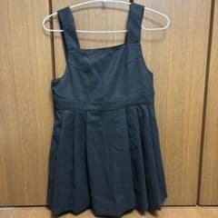 キッズ ジャンバースカート ブラックのサムネイル